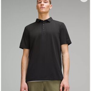 Lululemon Evolution Short-Sleeve Polo Shirt in Black Men’s Size Large